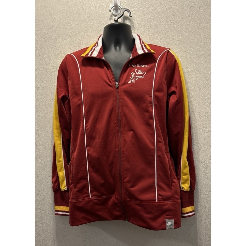 Vintage‎ Iowa State Cyclones Full Zip Nike Jacket Size XL Old School